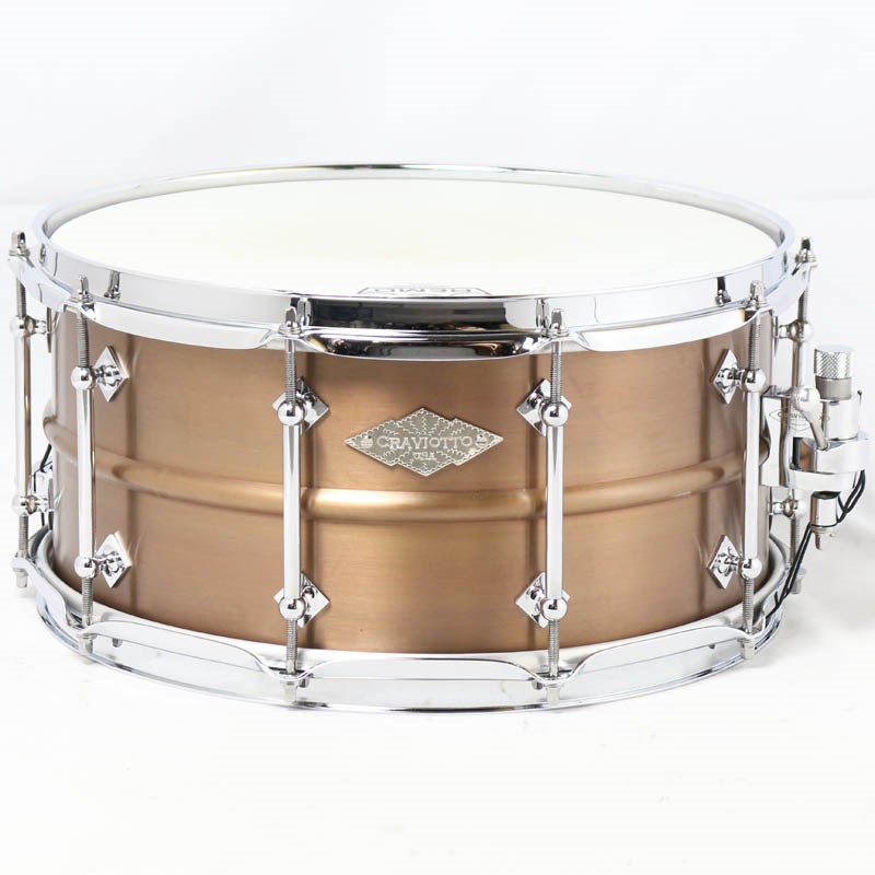 Craviotto Master Metal AK Bronze Snare Drum 14×7の画像